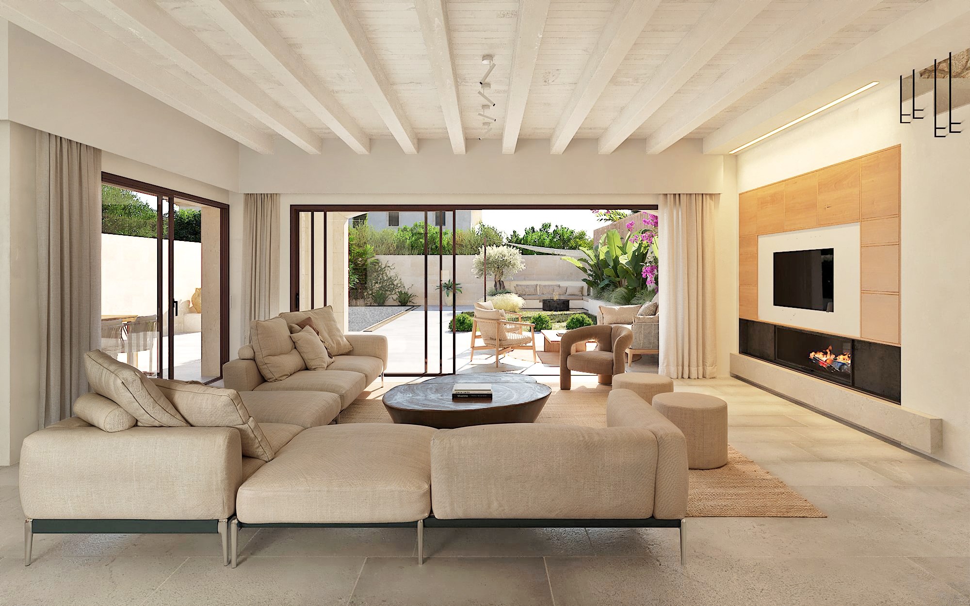 Luxury Village Finca for Sale in Ses Salines Mallorca | Garden, Pool & Timeless Design
