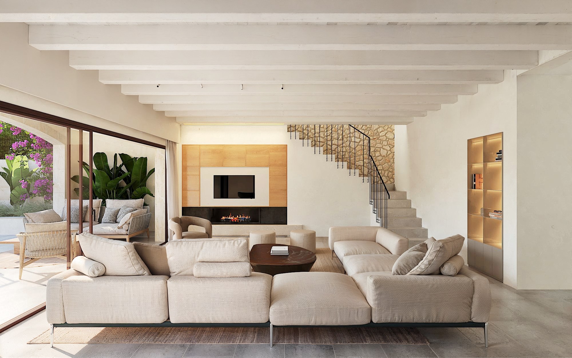 Luxury Village Finca for Sale in Ses Salines Mallorca | Garden, Pool & Timeless Design