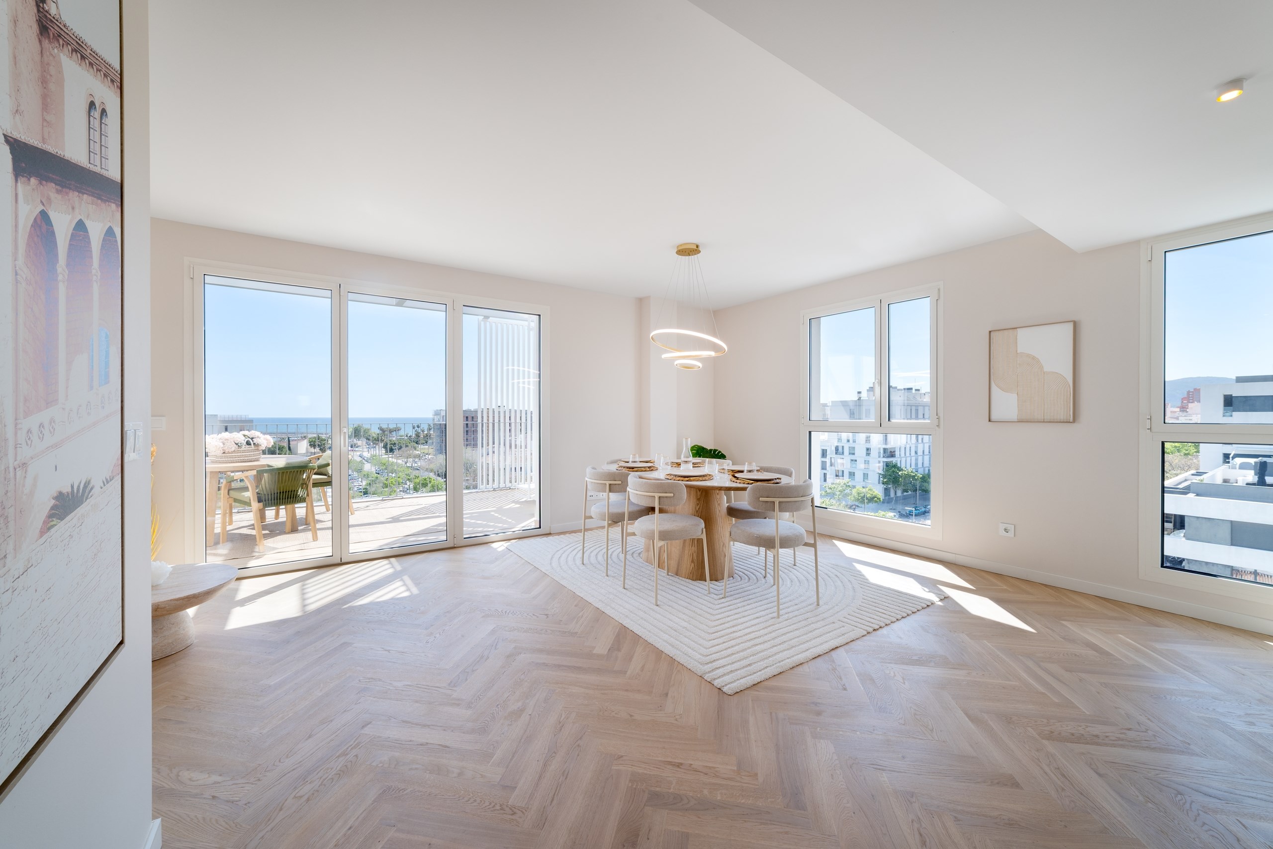 Newly built penthouse for sale in Palma with sea views and private roof terrace