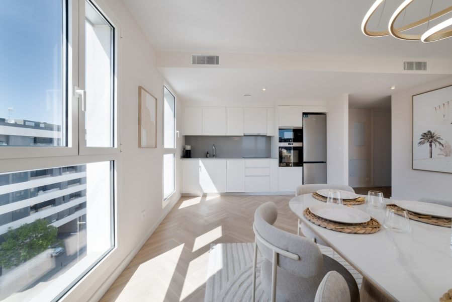 Newly built penthouse for sale in Palma with sea views and private roof terrace
