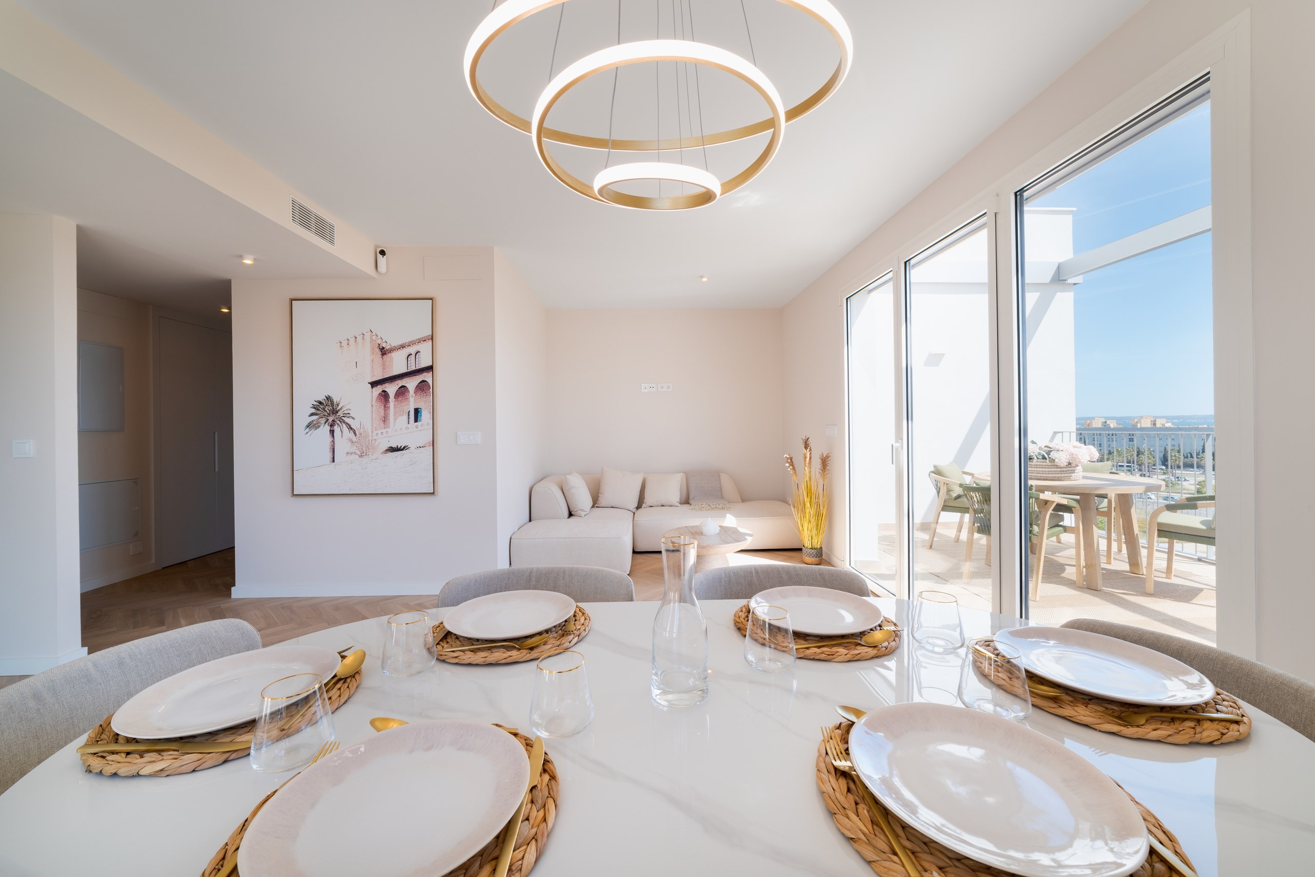 Newly built penthouse for sale in Palma with sea views and private roof terrace